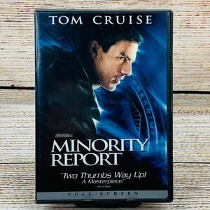 Minority‎ Report [2002 DVD] Tom Cruise Steven Spielberg Full Screen Sci-Fi Movie